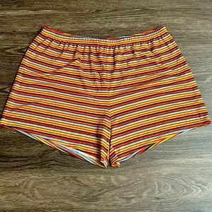 🆕 Abound Brushed Jersey Shorts in “Blue Breath Sandy Stripe”